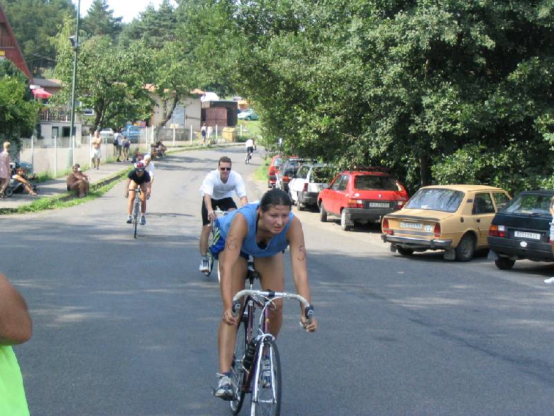 Amatrsk triatlon 2003, sobota 2.8.2003, Konop