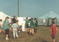 Softballové soustředění spojené s dětským táborem v Koněšíně v roce 1995.